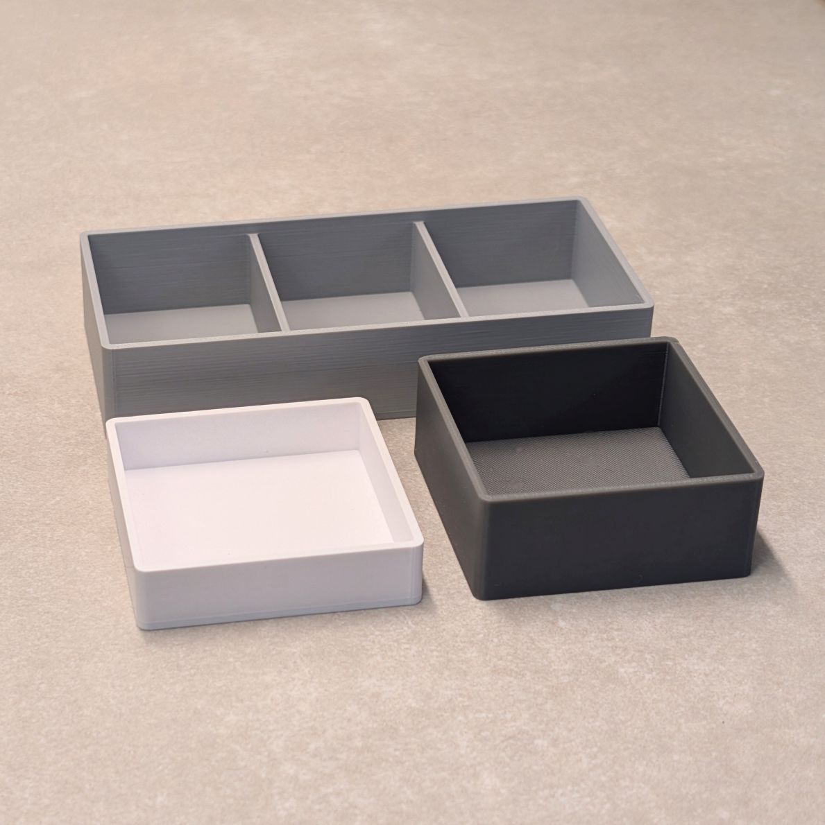 aufbewahrung nach maß Organizer Box nach Maß – individuell konfigurierbar
